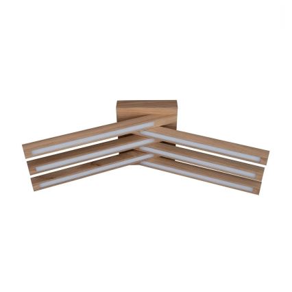 Plafoniera LED LINUS 6xLED/4,5W/230V rovere opaco