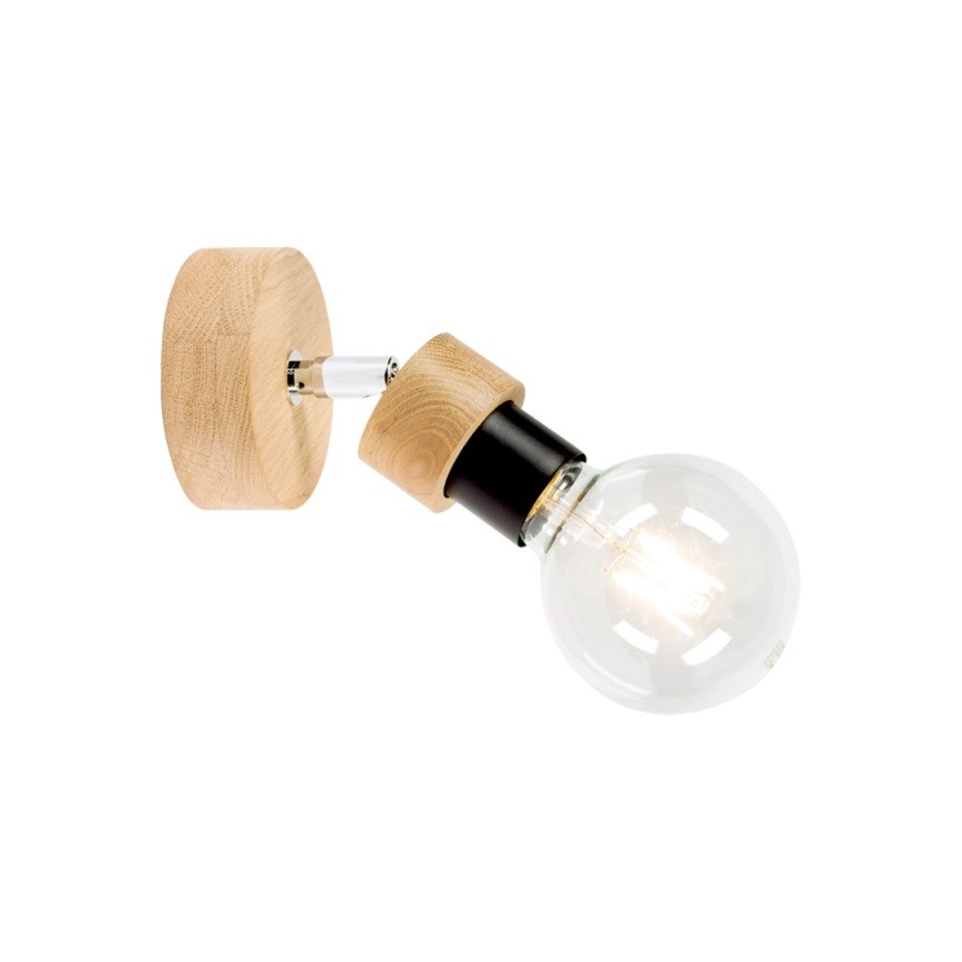 Faretto da parete MARJOLAINE 1xE27/25W/230V rovere