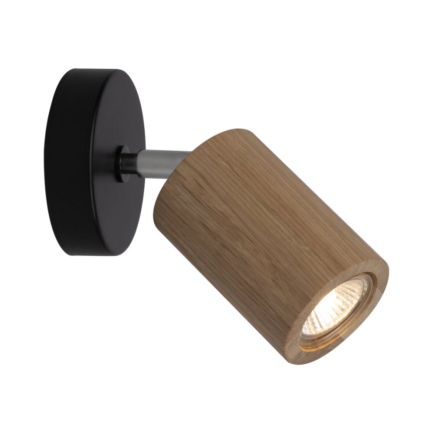 Faretto LED da parete MATTI 1xGU10/5W/230V rovere- certificato FSC