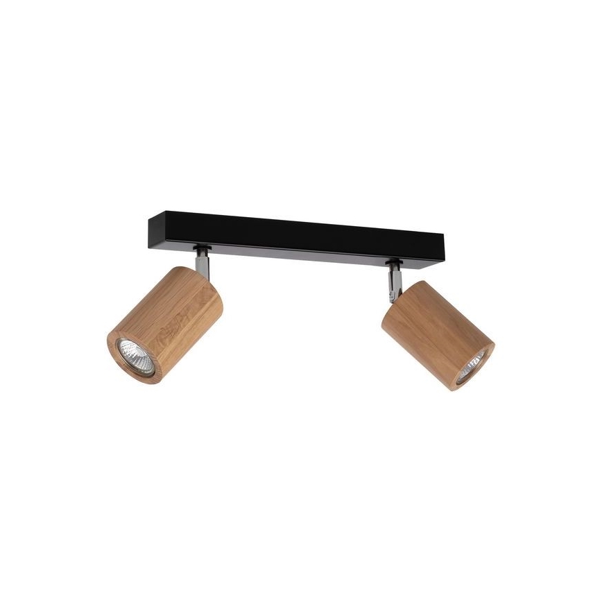 Faretto LED da soffitto MATTI 2xGU10/5W/230V rovere- certificato FSC