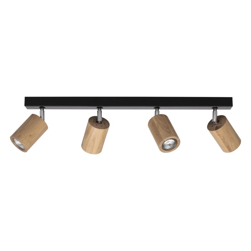 Luce Spot a LED da soffitto MATTI 4xGU10/5W/230V quercia