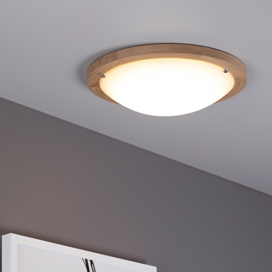 Plafoniera FRIDA 2xE27/40W/230V quercia
