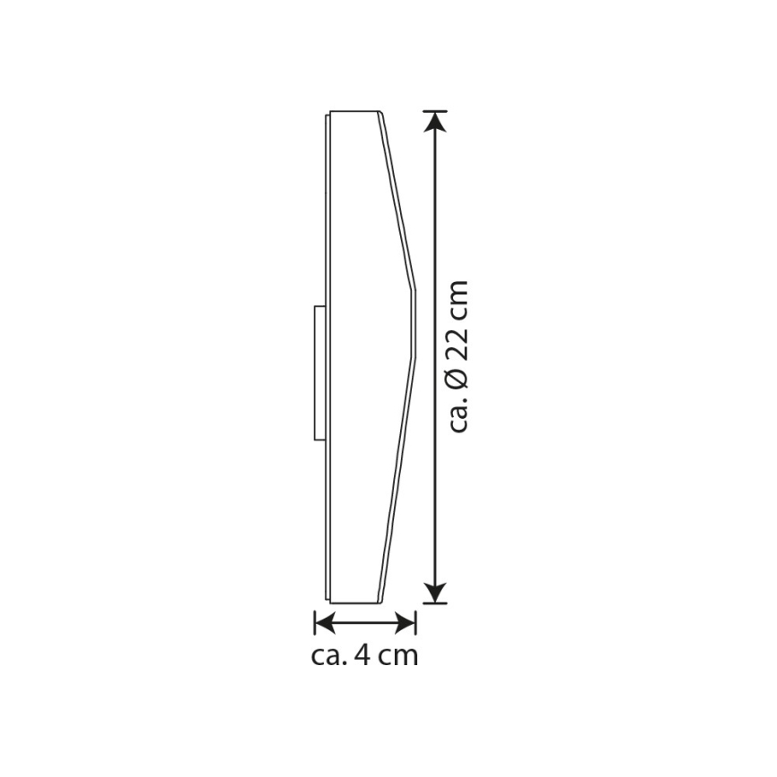 Numero civico solare LED LED/3x0,1W/2,4V 1200 mAh IP44