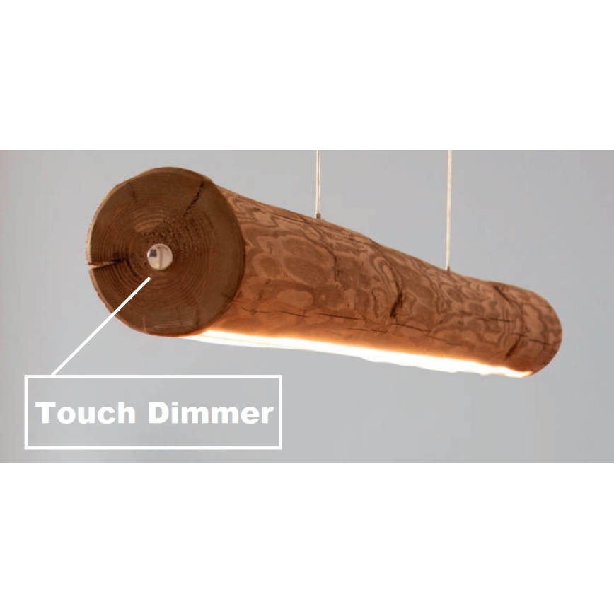 Lampadario a sospensione con filo LED dimmerabile LUCAS LED/25,5W/230V pino