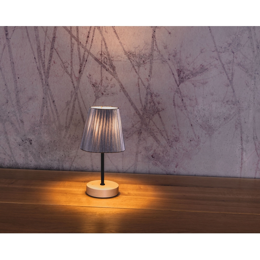 Lampada da tavolo MILA 1xE14/25W/230V birch – FSC certificato