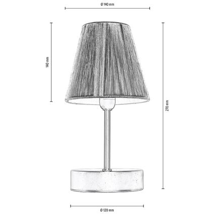 Lampada da tavolo MILA 1xE14/25W/230V birch – FSC certificato