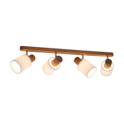 Faretto da binario TRENDY 4xE27/15W/230V pino