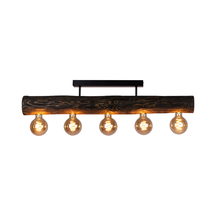 Lampadario a plafone TRABO 5xE27/60W/230V pino