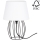 Spot-Light - Lampada da tavolo MANGOO 1xE27/40W/230V bianca/nera