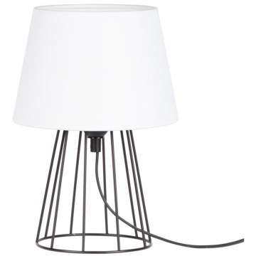 Spot-Light - Lampada da tavolo MANGOO 1xE27/40W/230V bianco/nero