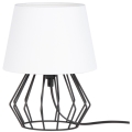 Spot-Light - Lampada da tavolo MANGOO 1xE27/40W/230V bianco/nero