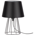 Spot-Light - Lampada da tavolo MANGOO 1xE27/40W/230V nero