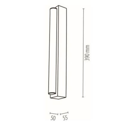Illuminazione a LED per specchi da bagno AQUAVIVA LED/6W/230V 39 cm IP44 quercia