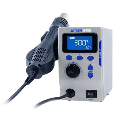 Stazione ad aria calda con display LCD 800W/230V