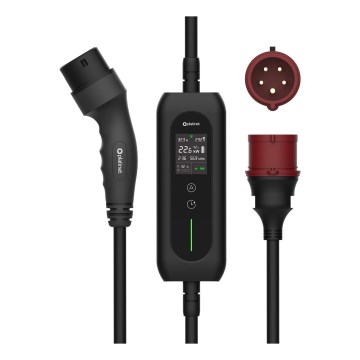 Stazione di ricarica per veicoli elettrici tipo 2, 5 m, 22 kW, 16 A, IP54, Tuya
