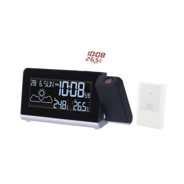 Stazione meteo con display LCD 1x CR2032 + 2×AA