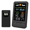 Stazione meteo con display LCD 2xAA + 2xAA nero