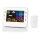 Stazione meteo con display LCD a colori 230V/3xAAA + 2xAA bianco