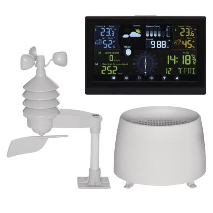 Stazione meteo senza fili 5V/3×AAA + 4xAA