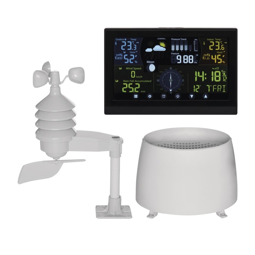 Stazione meteo senza fili 5V/3×AAA + 4xAA