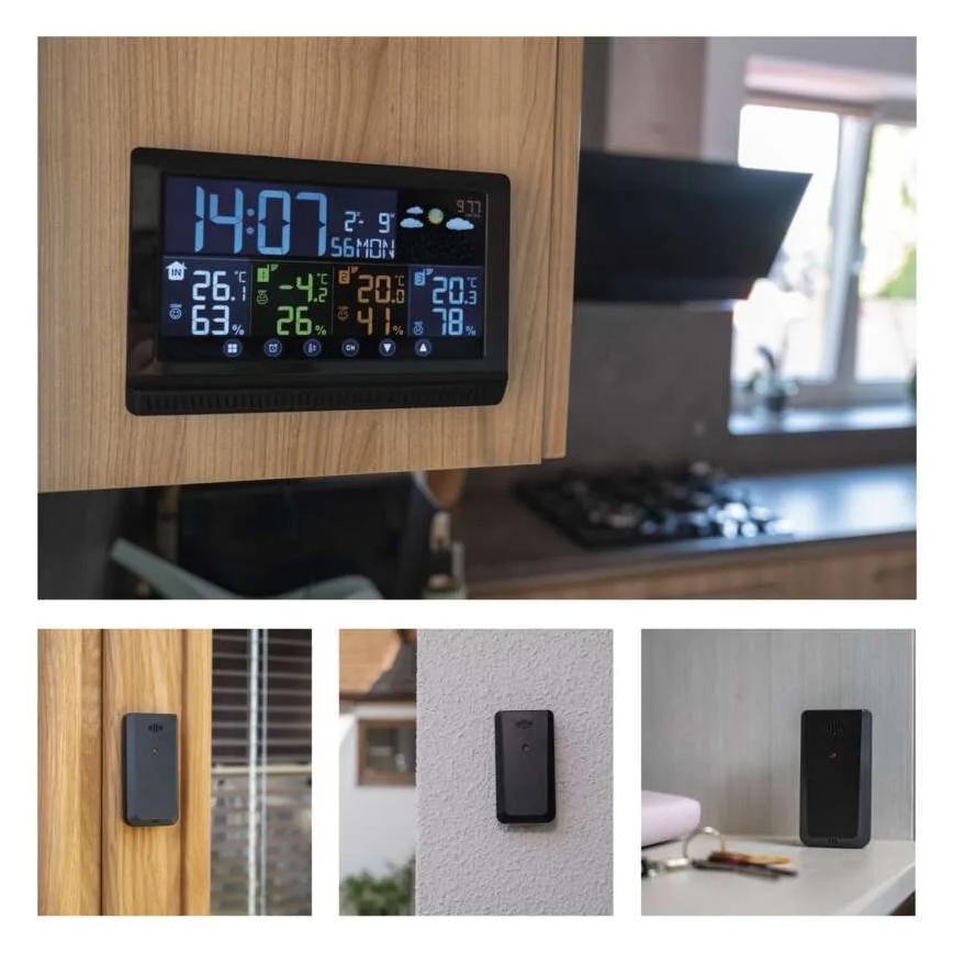 Stazione meteo wireless 5V/3xAAA + 2xAAA