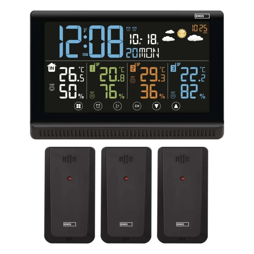 Stazione meteo wireless 5V/3xAAA + 2xAAA