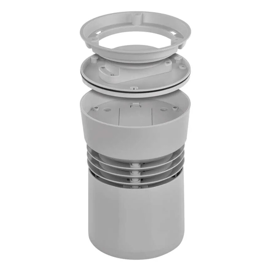 Stazione meteo wireless con display LCD a colori e pluviometro 3xAAA nero