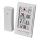Stazione meteo wireless con sveglia 2xAAA + 2xAA bianco