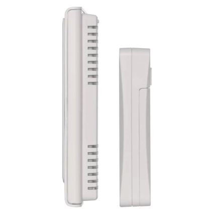 Stazione meteo wireless con sveglia 2xAAA + 2xAA bianco
