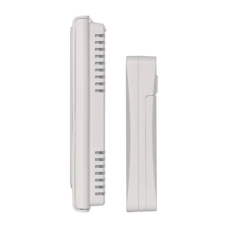 Stazione meteo wireless con sveglia 2xAAA + 2xAA bianco