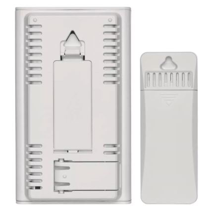 Stazione meteo wireless con sveglia 2xAAA + 2xAA bianco