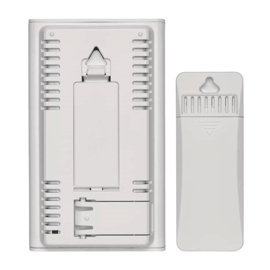 Stazione meteo wireless con sveglia 2xAAA + 2xAA bianco