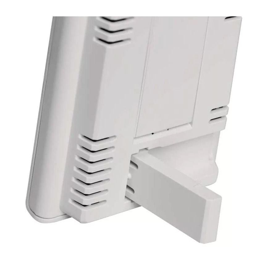 Stazione meteo wireless con sveglia 2xAAA + 2xAA bianco