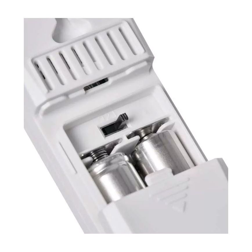 Stazione meteo wireless con sveglia 2xAAA + 2xAA bianco