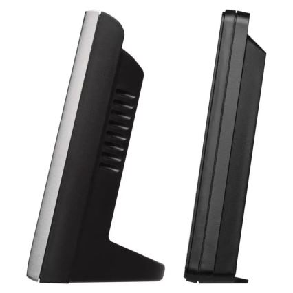 Stazione meteo wireless con sveglia 3xAAA + 2xAAA nero