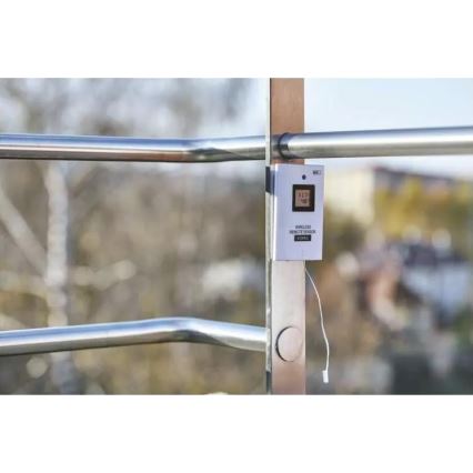 Stazione meteo wireless con sveglia 5V/3xAAA + 2xAAA nero