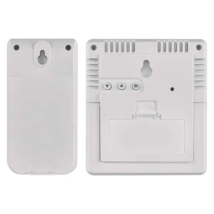 Stazione meteorologica 5V, 2xAAA + 2xAAA, nera