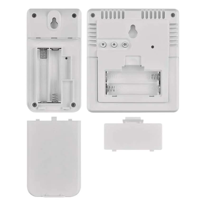 Stazione meteorologica 5V, 2xAAA + 2xAAA, nera