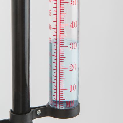 Stazione meteorologica da giardino 3 in 1 145 cm nera