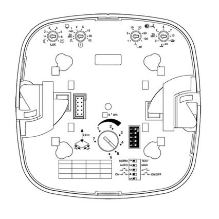 Steinel 002770 - Rilevatore di presenza IR Quattro HD 24m COM2 bianco