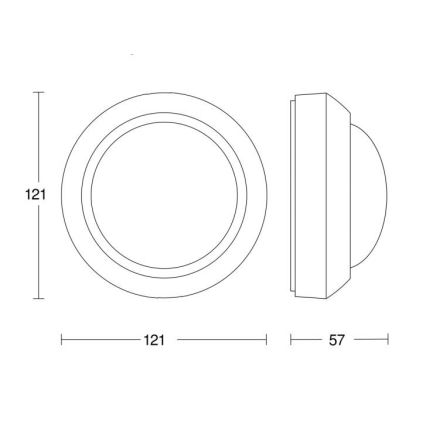 STEINEL 006532 - Sensore di movimento IS360-3 bianco IP54