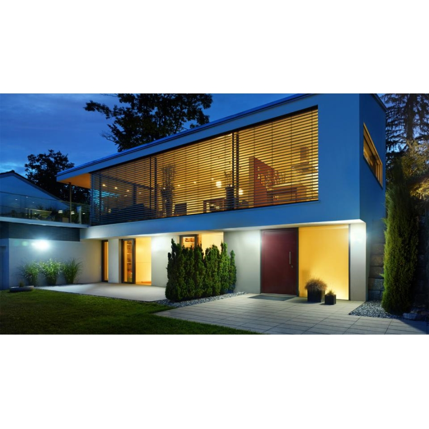 Steinel 012076 - Applique da esterno a LED con sensore XLED curved LED/10,5W/230V IP44