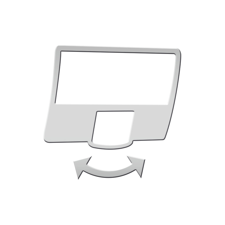 Steinel 012076 - Applique da esterno a LED con sensore XLED curved LED/10,5W/230V IP44