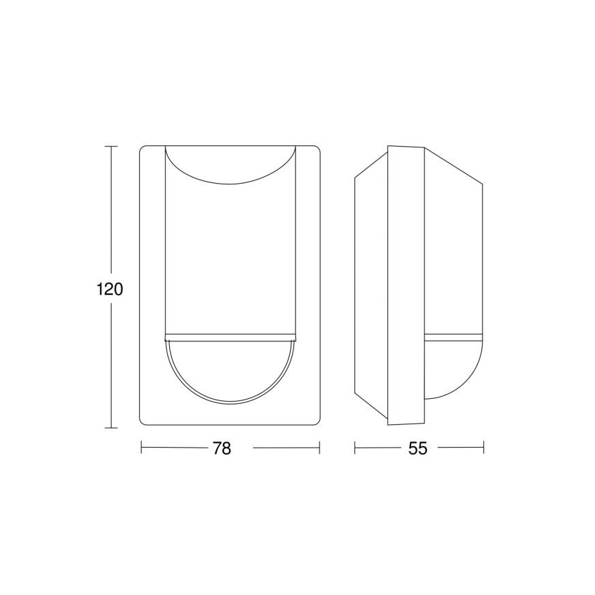 Steinel 034702 - Sensore di movimento da esterno ECO IP54 nero