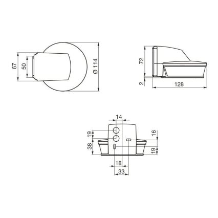 STEINEL 034955 - Sensore di movimento da esterno SenslQ S bianco IP54 + telecomando