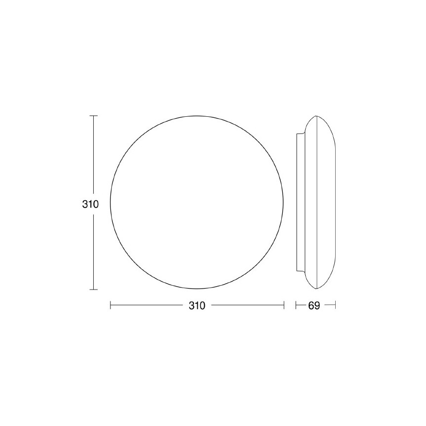 Steinel 035440 - Lampada LED con sensore per esterni QUATTRO LED/10W/230V IP54