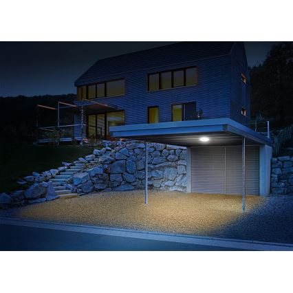 Steinel 035440 - Lampada LED con sensore per esterni QUATTRO LED/10W/230V IP54