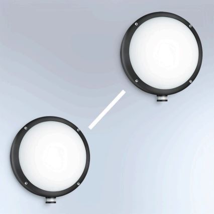 STEINEL 053079 - LED Applique da esterno con sensore L330 LED/9W/230V 3000K IP44