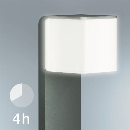 Steinel 055479 - Lampada da esterno a LED con sensore CUBO LED/9,5W/230V IP44 antracite