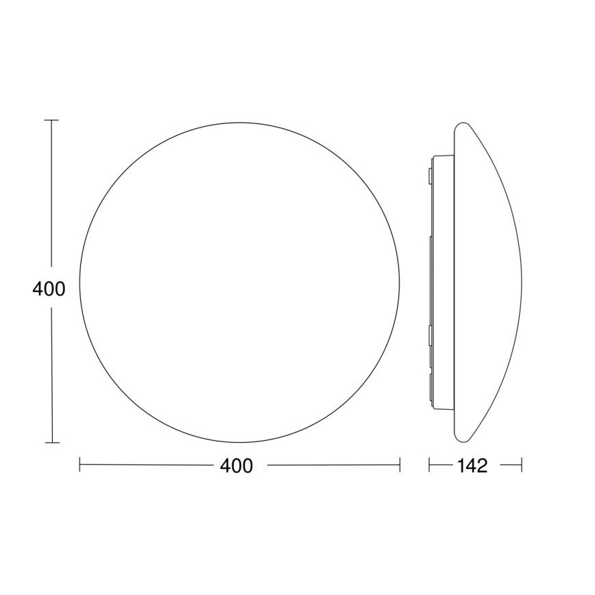 Steinel 056124 - Plafoniera LED da bagno RS PRO LED P3 LED/19,5W/230V IP54 4000K